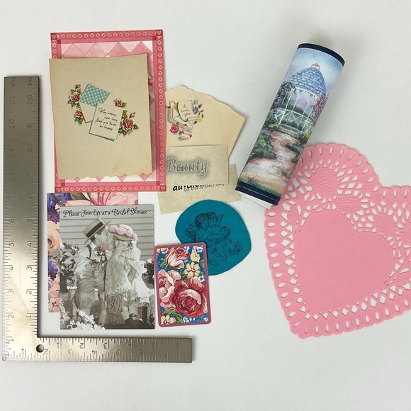 Vintage ephemera junk journal crafting lot mixed media art supplies - Picture 4 of 5